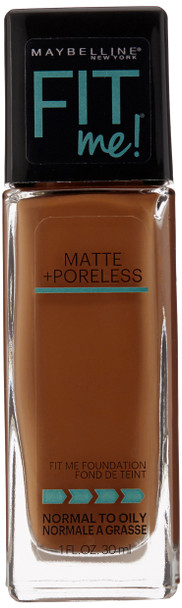 Maybelline New York Fit Me Matte Plus Poreless Foundation Deep Bronze 1 Fluid Ounce