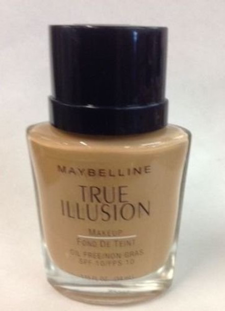 Maybelline True Illusion Liquid Makeup Foundation True Tan 1.15 Fl Oz 34 Ml Full Size.