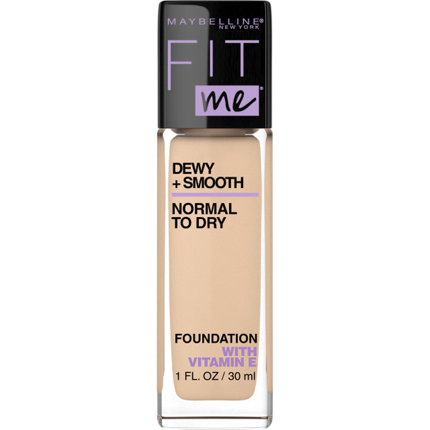 Maybelline New York Fit Me Dewy  Smooth Foundation 120 Classic Ivory 1 Fl. Oz Count of 1 Packaging May Vary