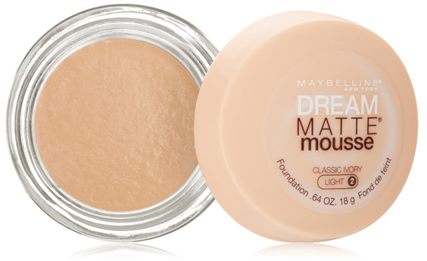 Maybelline New York Dream Matte Mousse Foundation Classic Ivory 0.64 Ounce