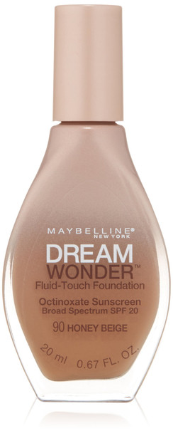 Maybelline New York Dream Wonder FluidTouch Foundation Honey Beige 0.67 Fluid Ounce