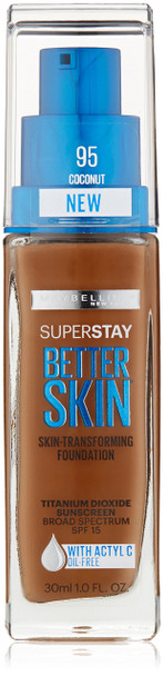 Maybelline New York Superstay Better Skin Foundation Coconut 1 Fluid Ounce