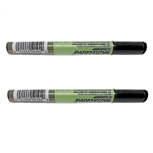 Pack of 2 Maybelline New York Master Camo Color Correcting Pens Green for Redness  10