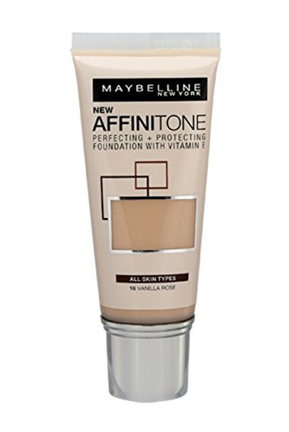 2 x Maybelline Affinitone Unifying Foundation Cream 30ml  16 Vanilla Rose