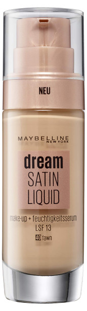 Maybelline Dream Satin Airbrush Perfection Liquid Foundation  40 Fawn 30ml