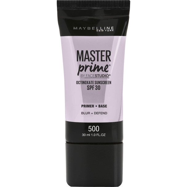 Maybelline New York Facestudio Master Prime Primer Makeup Blur Defend 1 Fl Oz 1 Count Maybelline New York Facestudio Master Prime Primer Makeup Blur Defend 1 Fl Oz 1 Count