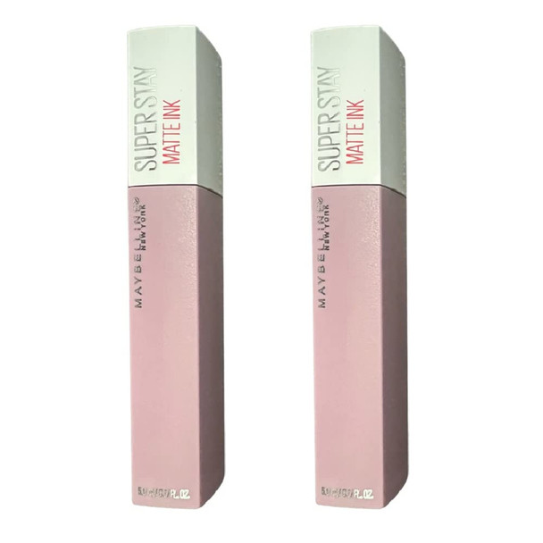 Pack of 2 Maybelline New York SuperStay Matte Ink Liquid Lipstick Philosopher  100