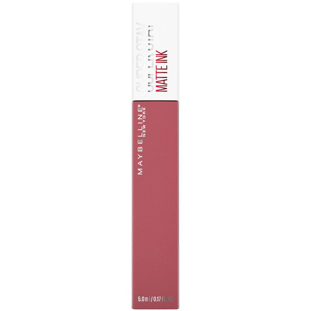 Maybelline New York Superstay Matte Ink Longlasting Liquid Warm Blush Pink Lipstick Up to 12 Hour Wear Non Drying 175 Ringleader