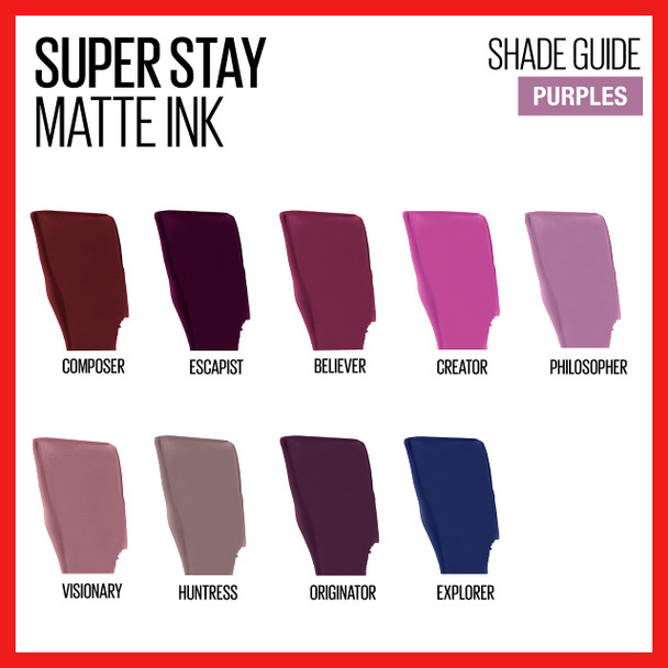 Maybelline New York SuperStay Matte Ink Liquid Lipstick City Edition Originator 0.17 Ounce