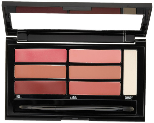 Maybelline New York Lip Studio Color Contour Lip Palette Blushed Bombshell 0.17 oz.