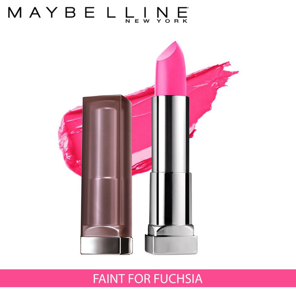 Maybelline Color Sensational Creamy Matte Lipstick Faint For Fuchsia 0.15 oz.