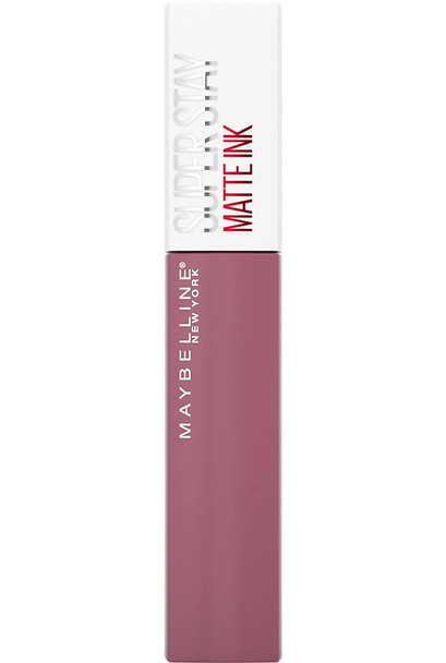 Maybelline New York Superstay Matte Ink Longlasting Liquid Warm Blush Pink Lipstick Up to 12 Hour Wear Non Drying 180 Revolutionary