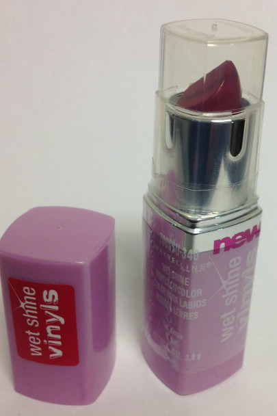 Maybelline Wet Shine Vinyls Lipcolor Lipstick Luscious Violet Full Size.