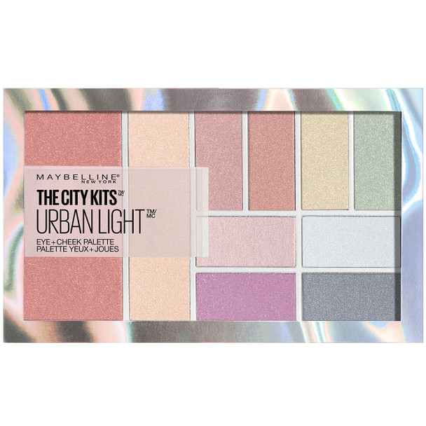 Maybelline New York The City Kits AllinOne Eye  Cheek Palette Urban Light 0.42 oz.