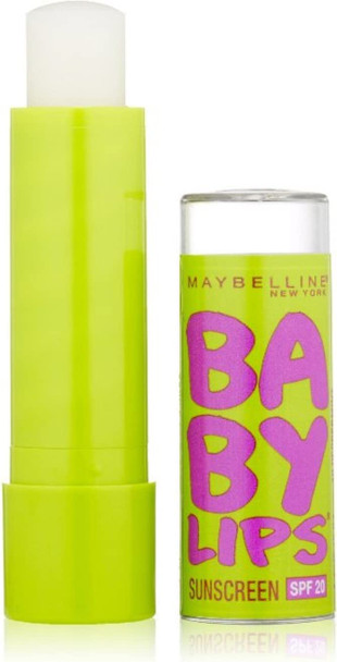 Maybelline Baby Lips Moisturizing Lip Balm SPF 20 Peppermint 0.15 oz Pack of 3