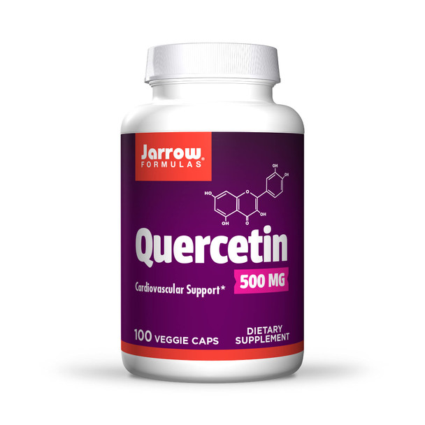 Jarrow Formulas Quercetin, Cardiovascular Support, 500 mg, 100 Veggie Caps