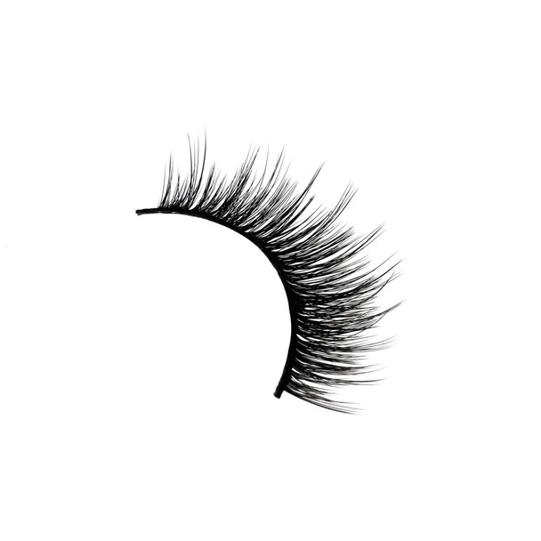 Amorus 3D Hand made Faux Mink Black Lashes 25 Nature fluffy light Reusable 6 PACK