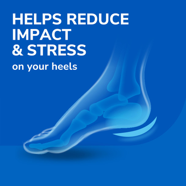 Dr. Scholls Comfort Heel Cushions for Women 1 Pair Size 610 Blue