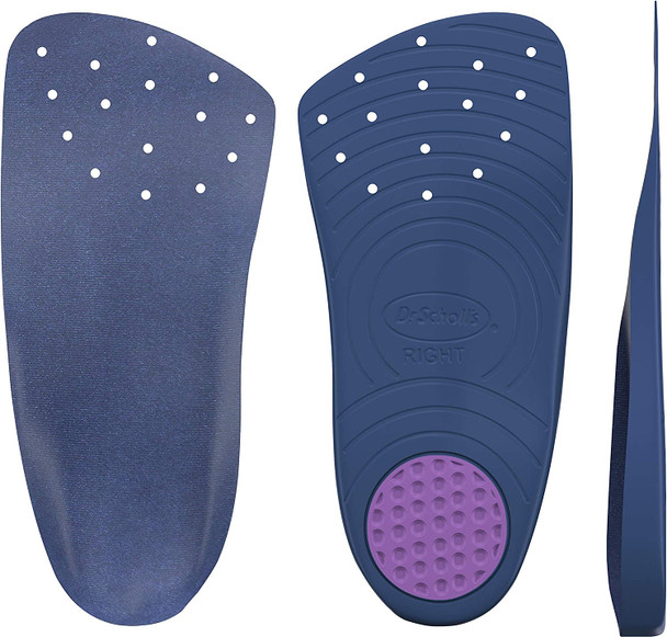 Dr. Scholls HEEL Pain Relief Orthotics // Clinically Proven to Relieve Plantar Fasciitis Heel Spurs and General Heel Aggravation for Mens 812 also available for Womens 512