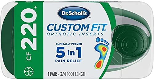 Dr. Scholls Custom Fit Orthotic Inserts CF 220