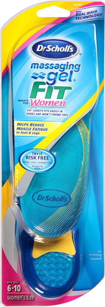 Dr. Scholls Massaging Gel Fit Insoles for Women 1 pair 610
