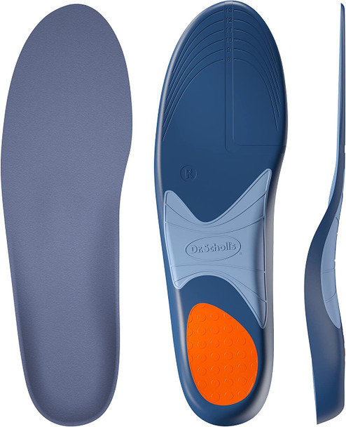 Dr. Scholls Knee Pain Relief Orthotics // Immediate and AllDay Knee Pain Relief Including Pain from Osteoarthritis and Runners Knee for Mens 814 Also Available for Womens 5.59