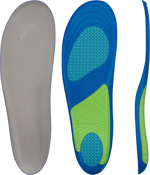 Dr. Scholls Athletic series Advanced Sport Massaging Gel Insoles for Womens sizes 610 Multicolor