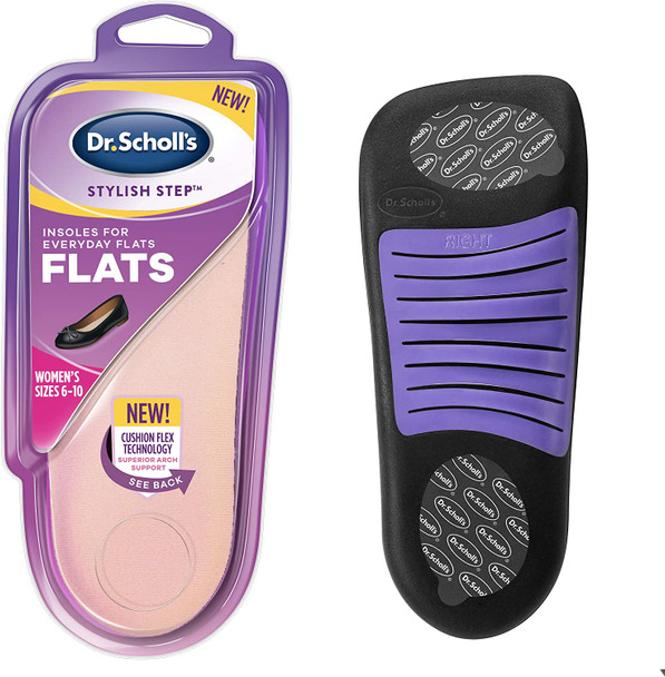 Dr. Scholls Cushioning Insoles for Everyday Flats Low Heels Dress  Casual Shoes Boots for Womens 610