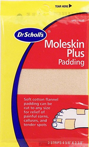 Dr. Scholls SCH Moleskin Plus Size 2pk