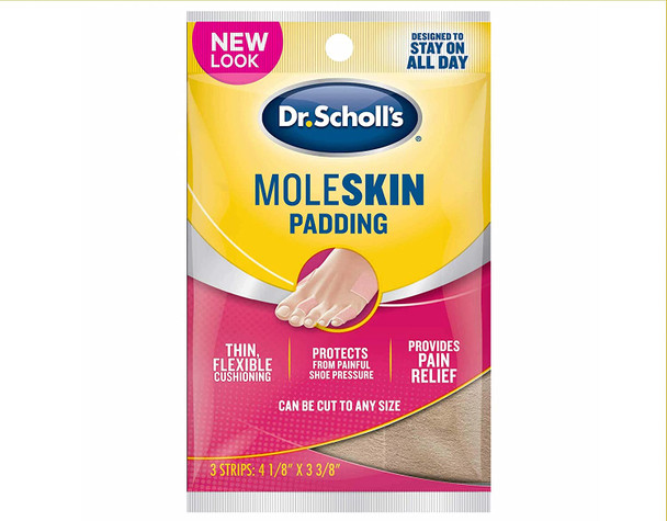 Dr. Scholls Moleskin Plus 6 strips by Dr. Scholls