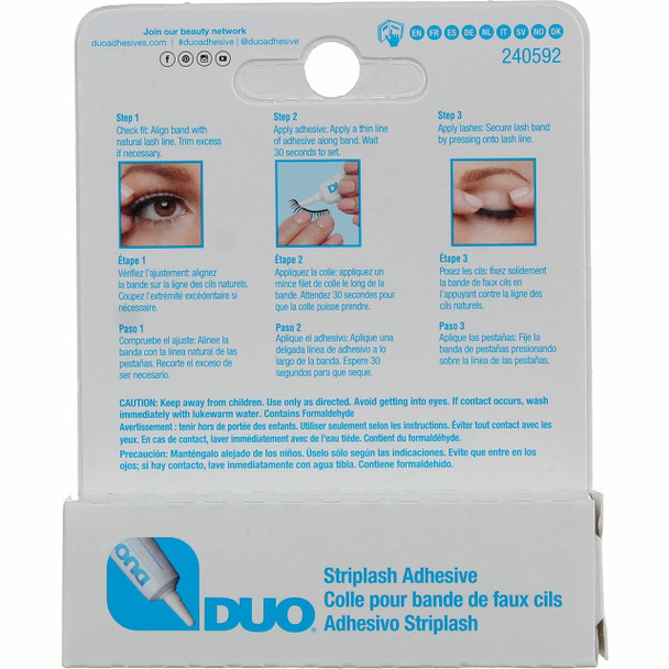 Duo Eyelash Adhesive 0.25oz White/Clear 3 Pack