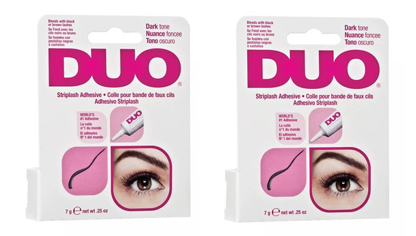 Duo Water Proof Eyelash Adhesive Dark Tone 1/4 oz Pack of 2