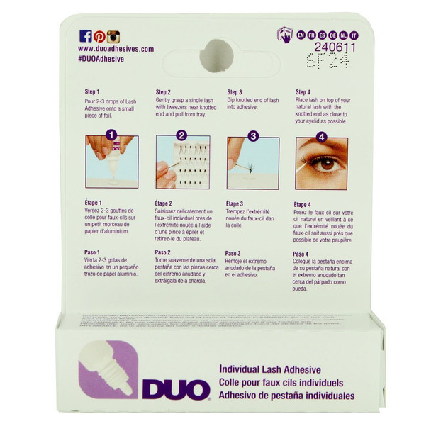 Duo Individual Lash Adhesive Clear 0.25oz by Ardell
