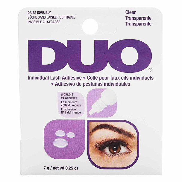 DUO Individual Lash Adhesive for False Individual Lashes Clear 0.25 oz 1Pack