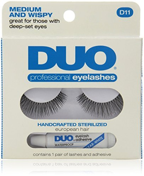 Duo Professional Eyelash Kit D11 Medium And Wispy by Duo