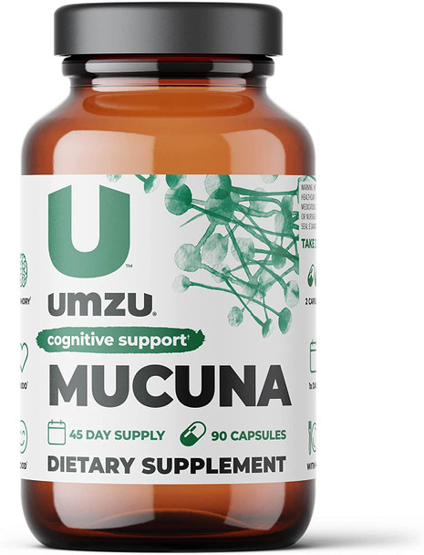 UMZU Mucuna Pruriens  Focus WellBeing  Brain Support 45Day Supply