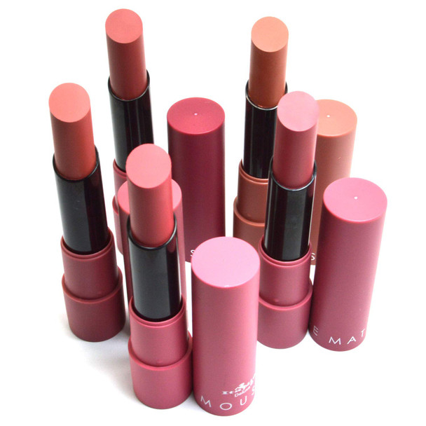 Italia Deluxe 5 Mousse Matte Lipstick 191 Set 5 Modest Mauves Nude Tone Lip Stick  Free ZipBag