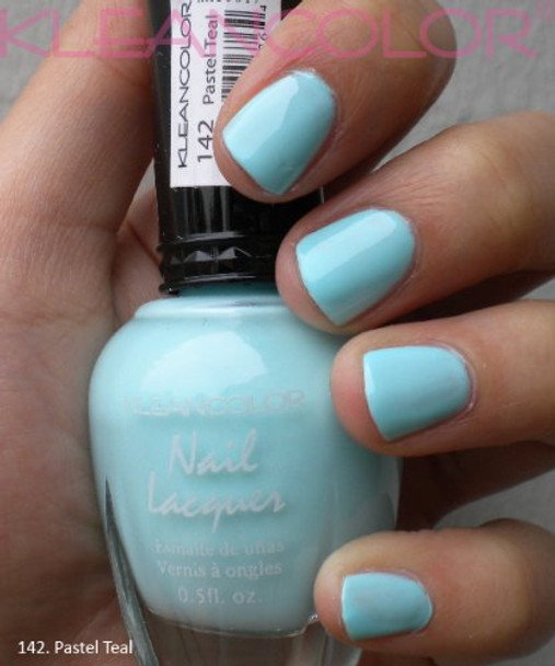 Kleancolor Nail Lacquer 142 Pastel Teal