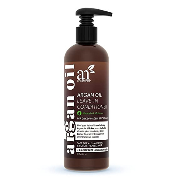 ArtNaturals Argan Oil Leave Moisturizer Deep Conditioning Repair Cream (12 Oz)