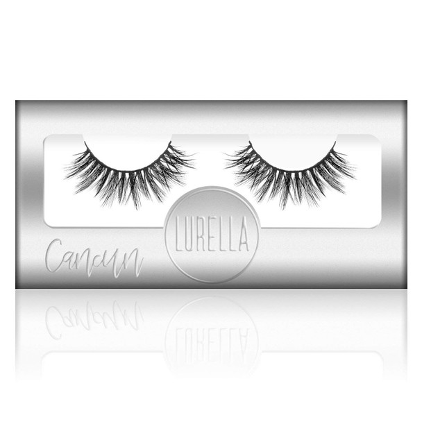 Lurella Cosmetics 3D Plush Synthetic Eyelashes False Eyelashes made with Synthetic Fibers. Elevate Your Look to the Next Level With Our High Quality Reusable Lashes. CANCUN