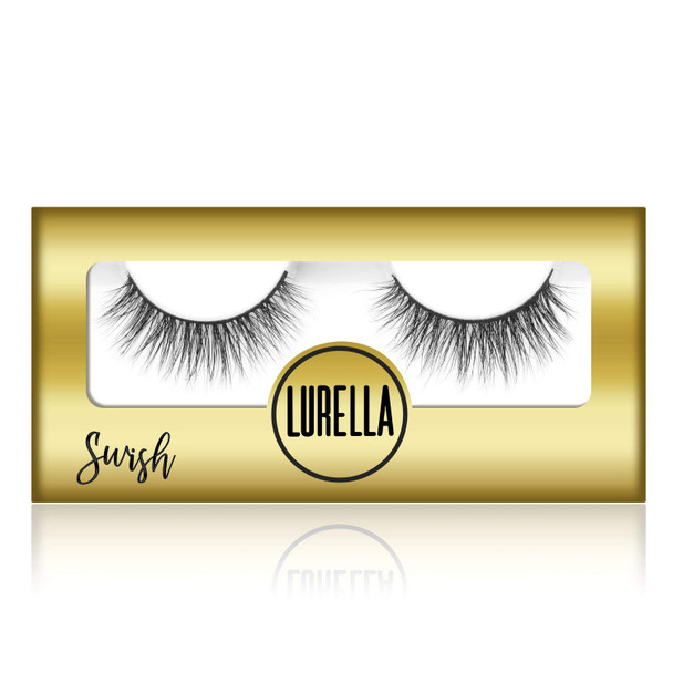 Lurella Cosmetics 3D Mink Eyelashes False Eyelashes made with 100 Mink. Elevate Your Look to the Next Level With Our High Quality Reusable Lashes. SWISH