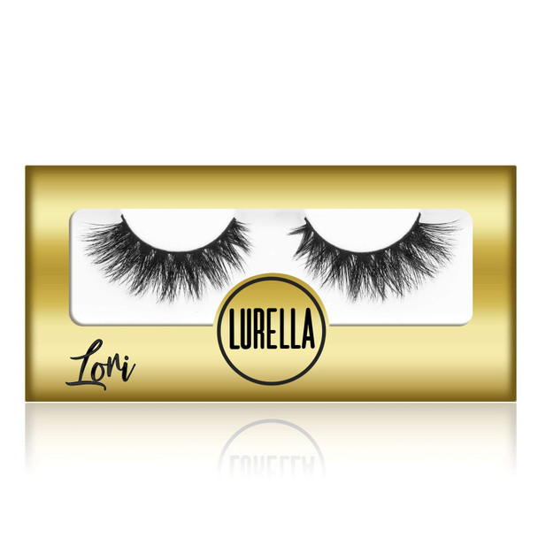 Lurella Cosmetics 3D Mink Eyelashes False Eyelashes made with 100 Mink. Elevate Your Look to the Next Level With Our High Quality Reusable Lashes. LORI