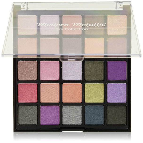 Beauty Treats Modern Metallics Eyeshadow Collection Palette  25 Shades  Highly Pigmented Shimmer