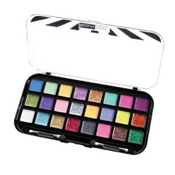 BEAUTY TREATS 24 Sparkle Palette  Cream Based Glitter Eye Shadow