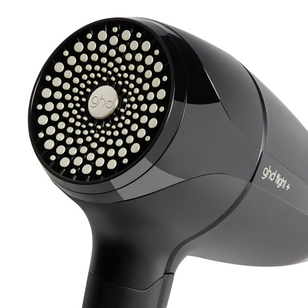 ghd Flight+ Travel Hair Dryer 1300w Professional Portable Hair Volumizer (Black)