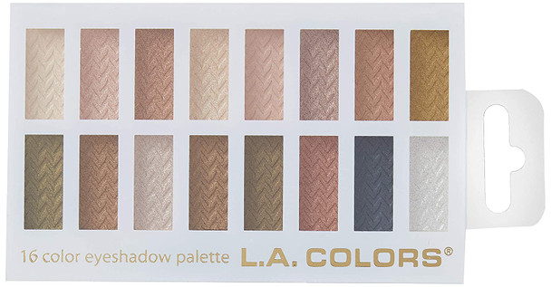 L.A. COLORS 16 Color Eyeshadow Palette Sweet 0.95 Ounce C74201TAG