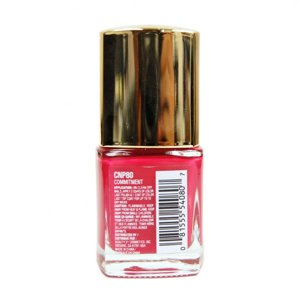 L.A. COLORS Color Last Nail Polish Commitment  1 Ounce CNP80