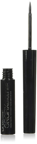 L.A. COLORS Grafix Liquid Eyeliner Black 0.4 Ounce CLE731