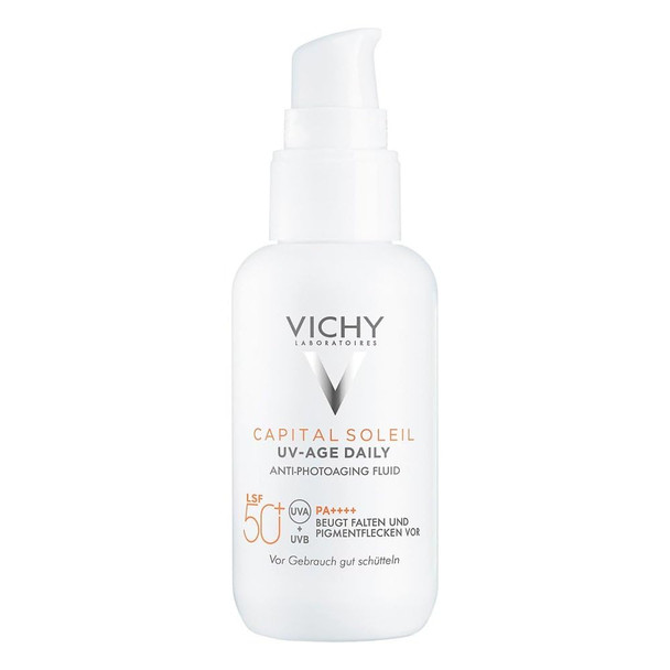 Vichy Capital Soleil UV Age Daily SPF 50+ Invisible Sun Cream with Niacinamide 40ml