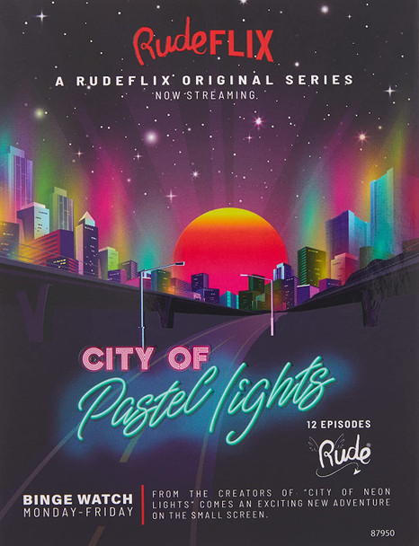 RUDE  City of Pastel Lights  12 Pastel Pigment  Eyeshadow Palette